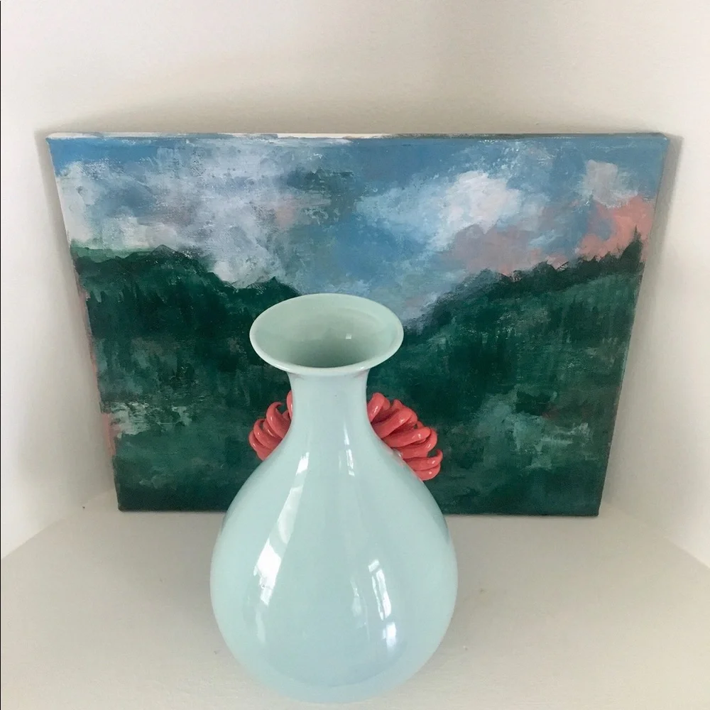 Anthropologie Chrysanthemum Vase